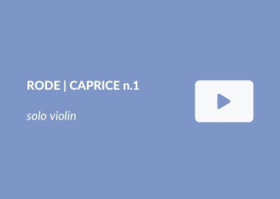 P. Rode | Caprice No.1